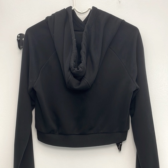 Adidas Cropped Trefoil Hoodie - Picture 2 of 3